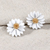 Earrings, pendant, flowered, simple and elegant design