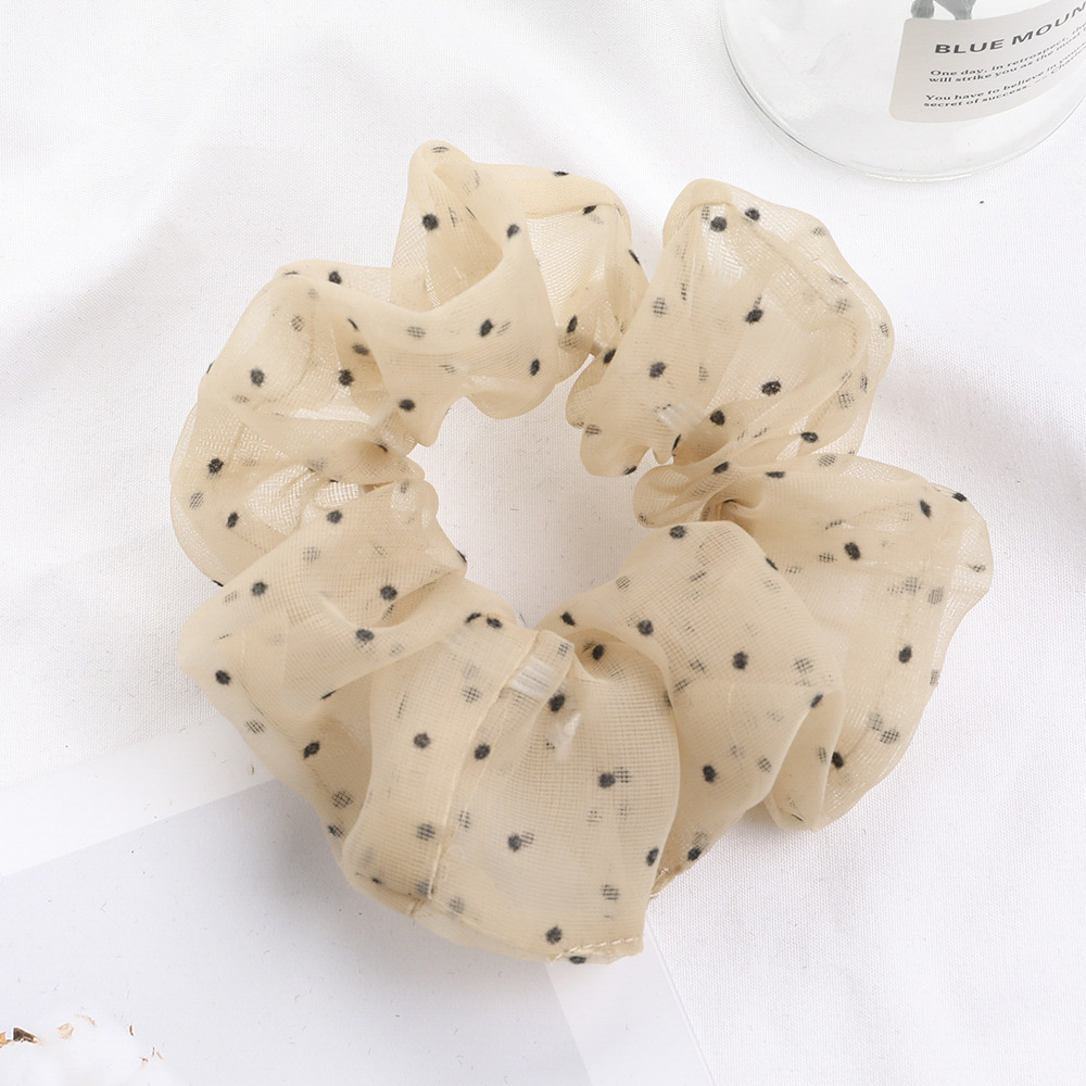 New Fashion Transparent Color Lattice Cheap Scrunchies Wholesale display picture 29