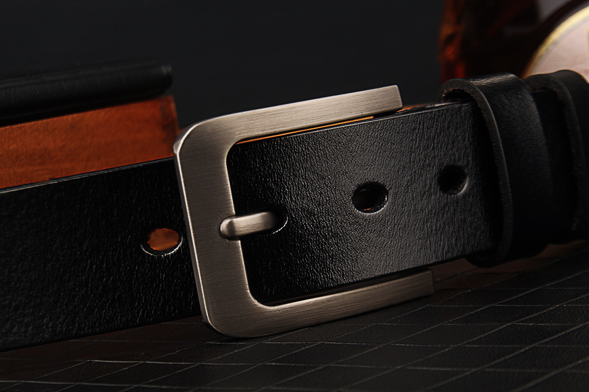 Men's genuine leather extended large size belt pure cowhide export model, specializing in the production of extended men's genuine leather belts
