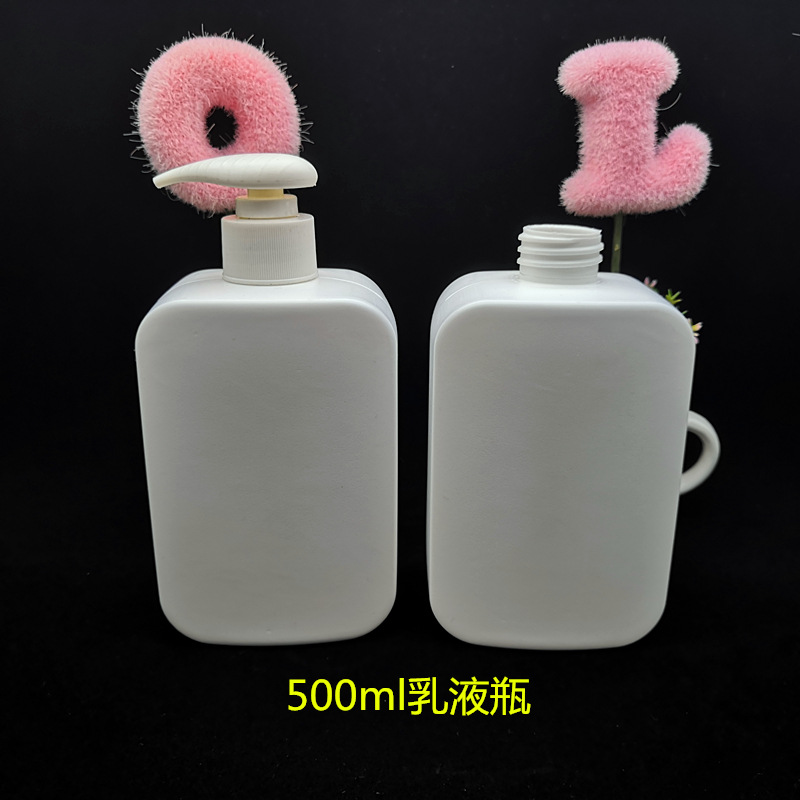 HDPE 500ml ml square bottle flat bottle...