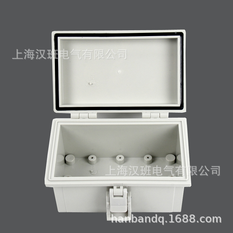 合页开门接线盒带扣分线盒100*160*85防水接线和工程配电盒原件盒