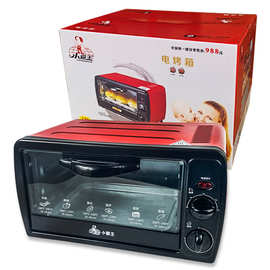 家用厨房电烤箱多功能12L小霸王烤箱上下加热烘焙箱蛋糕机可批发