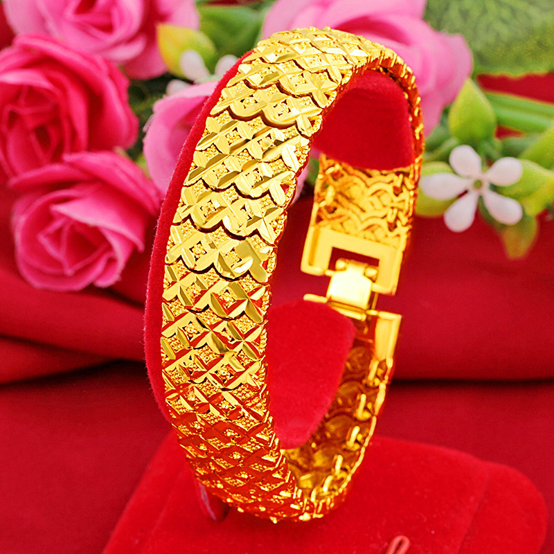 Gold jewelry supply 24K color-preserving gold men's gold bracelet brass gold-plated watch buckle gold-plated watch chain manufacturer Gold jewelry supply 24K color-preserving gold men's gold bracelet brass gold-plated watch buckle gold-plated watch chain manufacturer