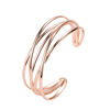 Fashionable bracelet, metal jewelry, suitable for import, European style, simple and elegant design