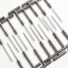 厂家加工304不锈钢胸膜穿刺针 腰椎穿刺针 非标针管磨尖量大优惠