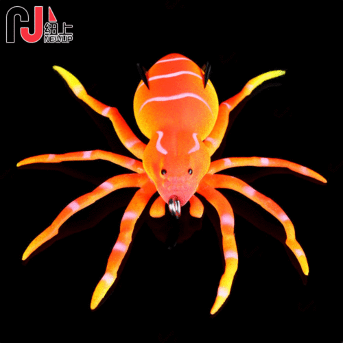 New lure lure 8CM7G bionic soft frog bait simulation spider lure lure fishing bait fishing gear wholesale