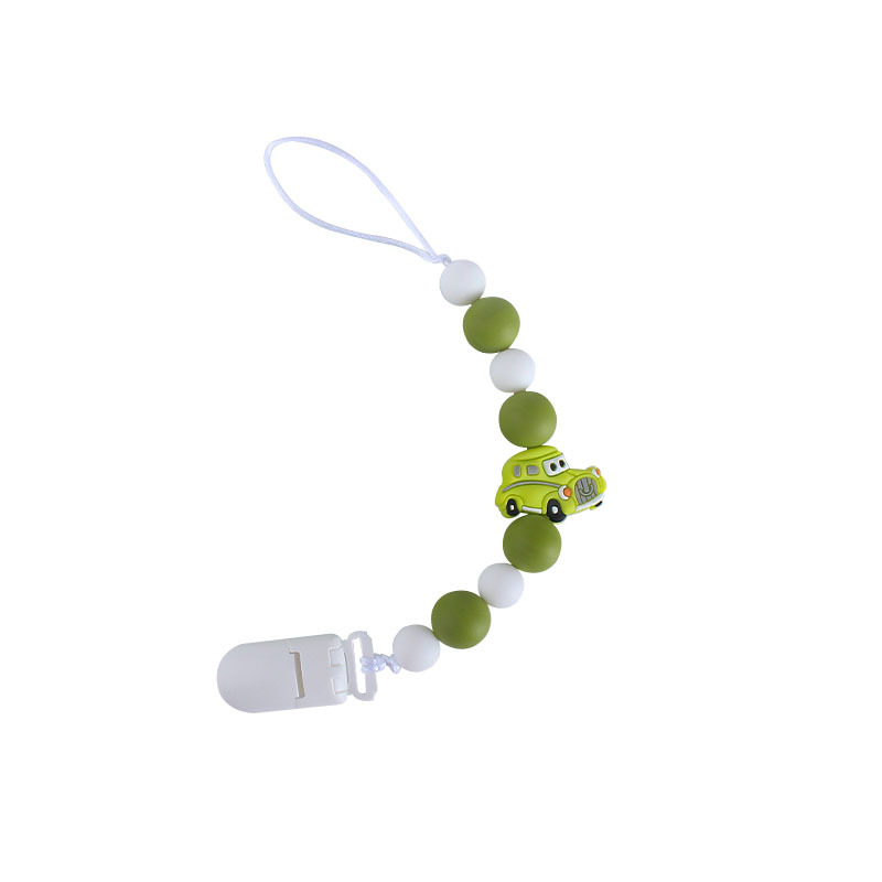 Bebé de plástico clip de chupete bebé calmante Cadena de chupete de silicona cadena anti-gota AliExpress Amazon Venta caliente