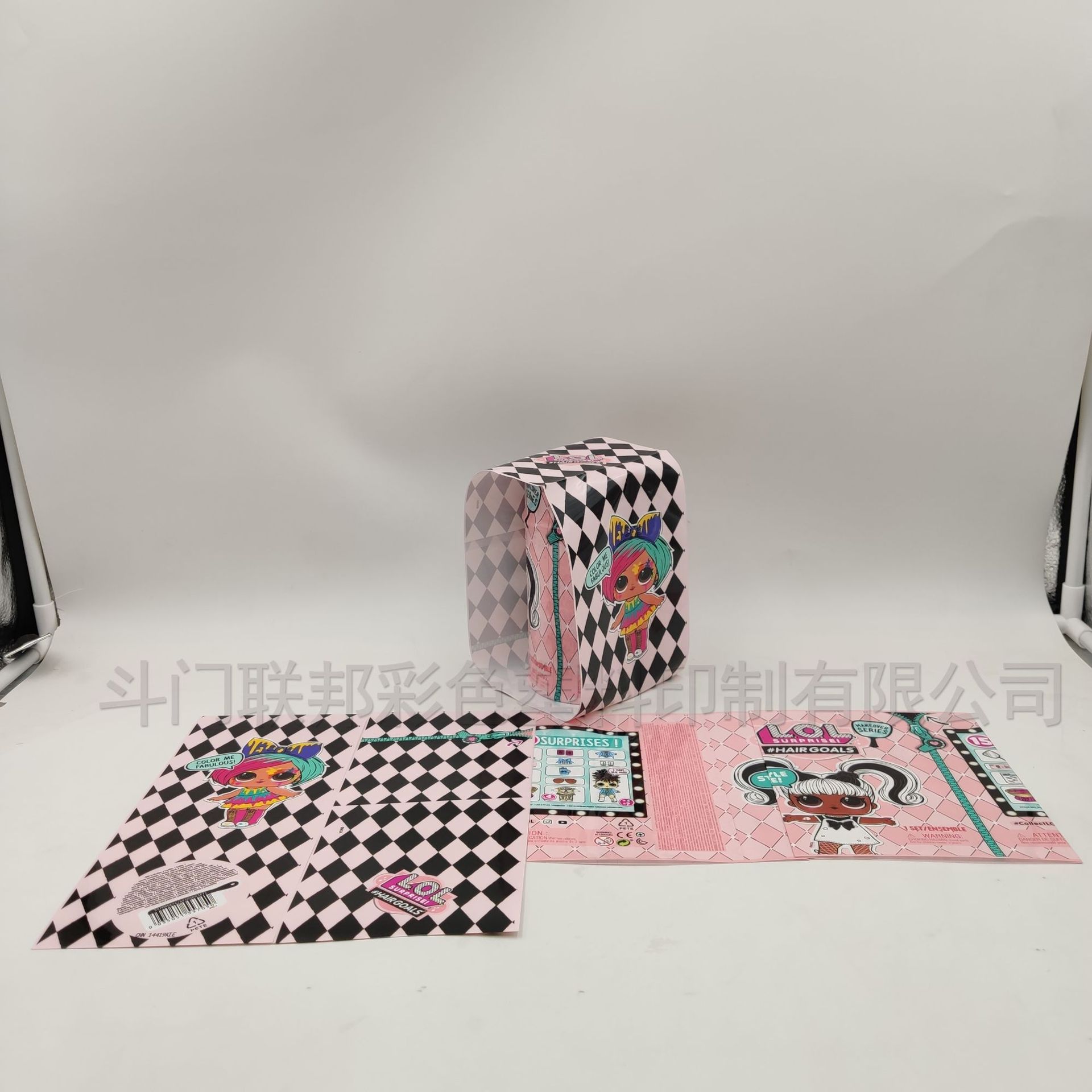 厂家供应PET印刷复PET乳白膜 玩具双层包装热收缩膜来