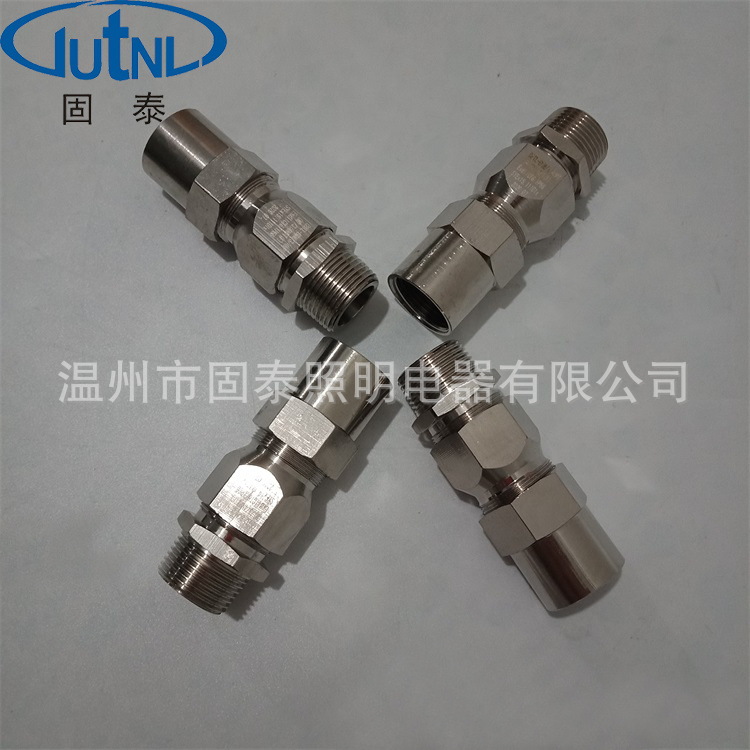 BTL/BDM/DQM-M25*1.5内外螺纹铠装不锈钢双密封防爆格兰头填料函