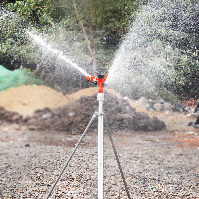 6 puntos de plástico rociador giratorio rociador césped verde 360 grados campo césped riego por pulverización no incluido impuestos