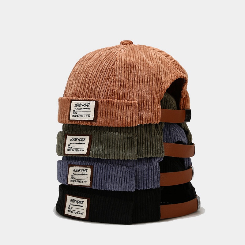 Melon hat men's trendy corduroy without...