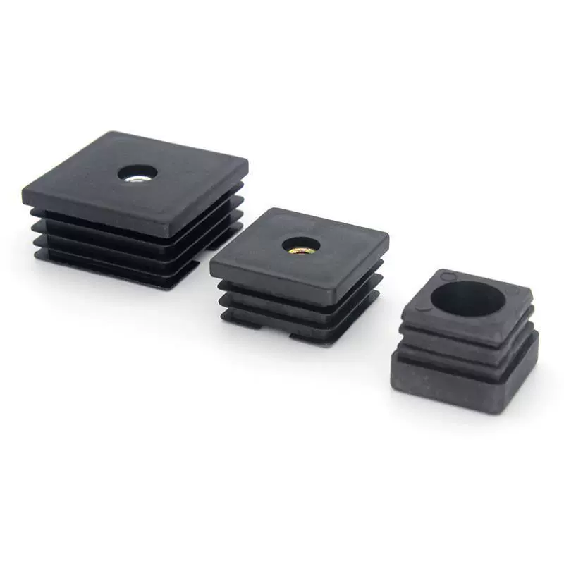 30 square M10 nut 10 clip, 30 square square nut plug thick -thicker stuffed foot plug plastic