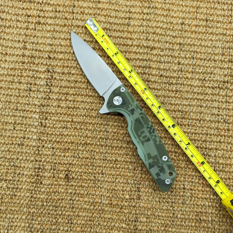 轴承快开高硬度户外折刀野营求生折叠刀随身军刀