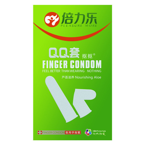 Beilele Condom Finger Cot QQ Set Aloe Vera Mint 10 Pack Condoms for Adult Sex