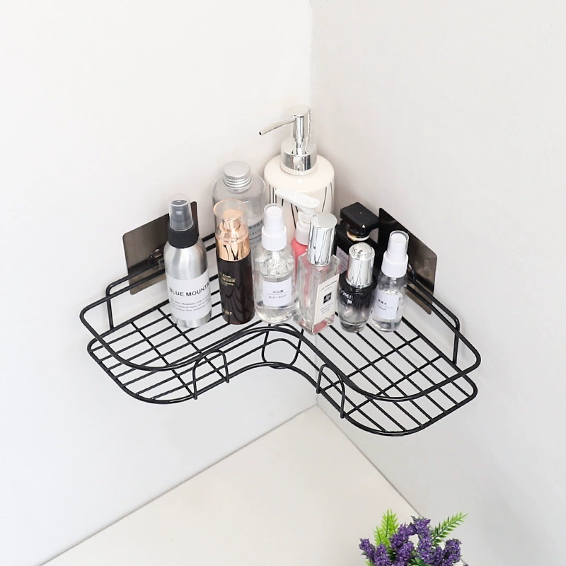 Простая железная стойка для хранения в скандинавском стиле ins для ванной комнаты, стеллаж для хранения косметики, Стеллаж с крючком