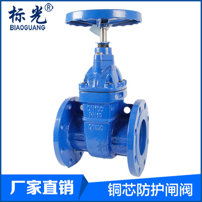 球墨铸铁铜芯闸阀 防爆防护闸阀 硬密封闸阀100 200铜杆Z45T Z41T|ms