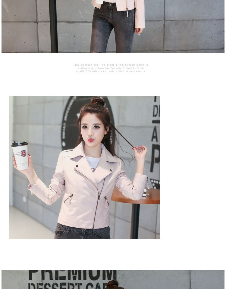 Veste cuir femme en PU - Ref 3447412 Image 19