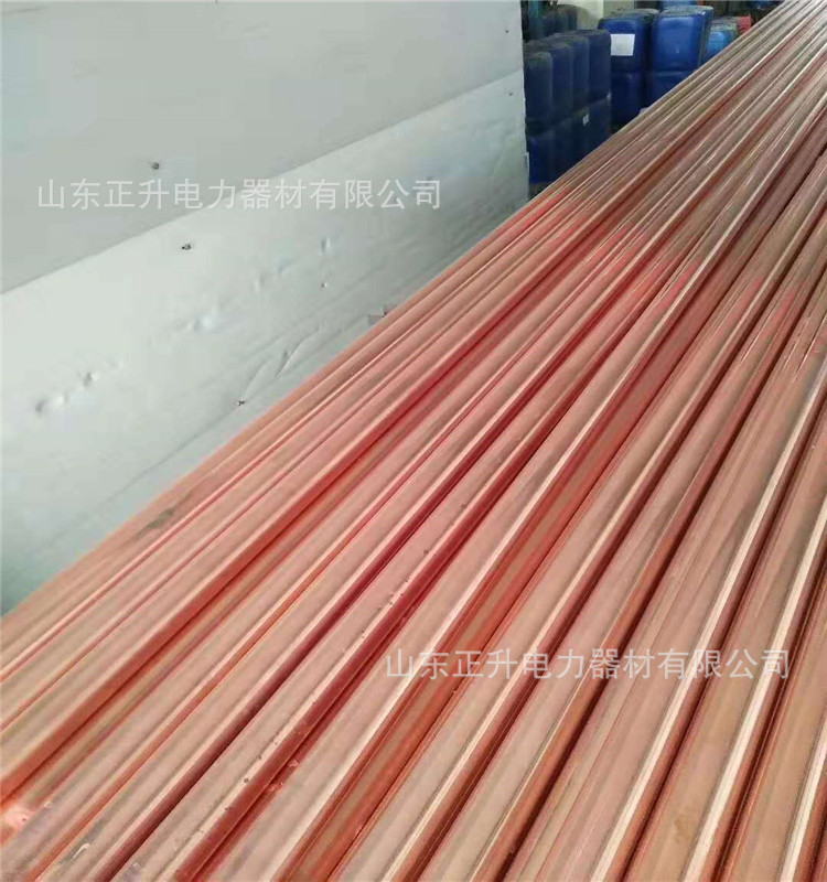 正升自产自销质量好寿命久 镀铜圆钢 镀铜扁钢 镀铜钢接地材料