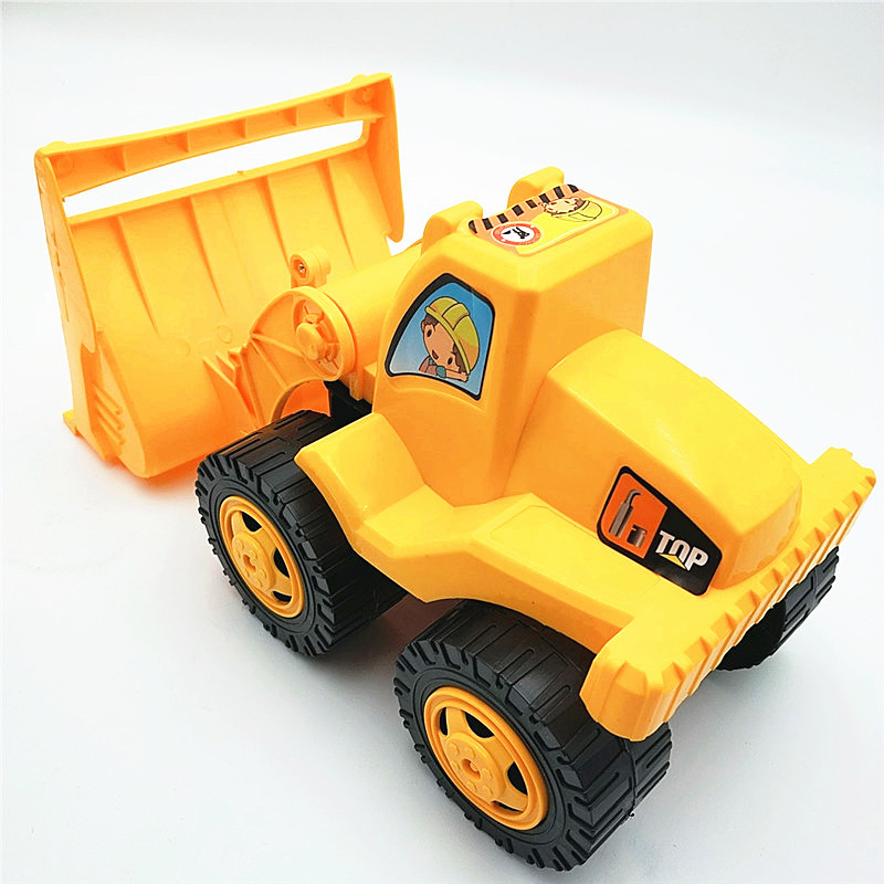 Niños gran coche de ingeniería de playa excavadora juguetes de automóviles modelo de carretilla de ingeniería deslizante playa jugar carro de arena