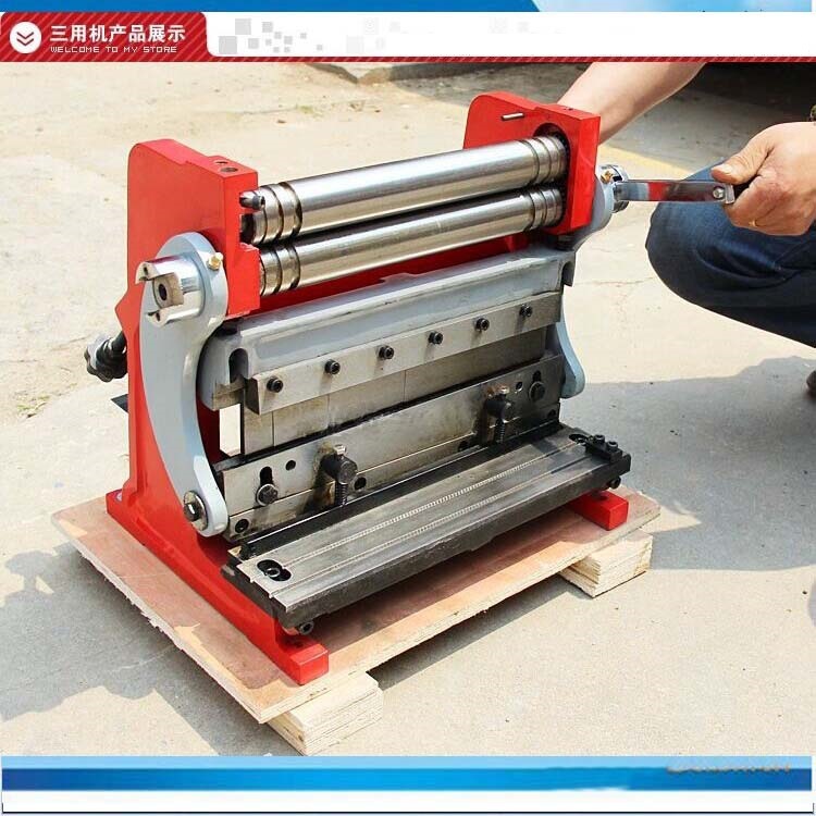 小型305卷板机 折弯机 剪板机三合一机 手动剪板机折边机-阿里巴巴