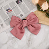 Red hairgrip with bow, hairpin, hairpins, hair accessory, simple and elegant design, Lolita style