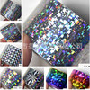 Colorful starry sky for manicure, sticker, 4cm, 120m