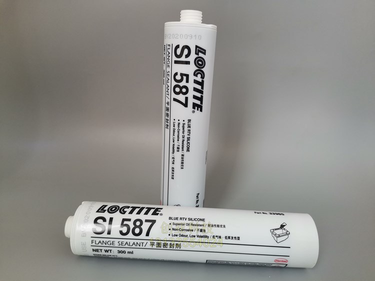 乐泰587密封胶 LOCTITE 587蓝色耐油硅橡胶密封剂 RTV胶水