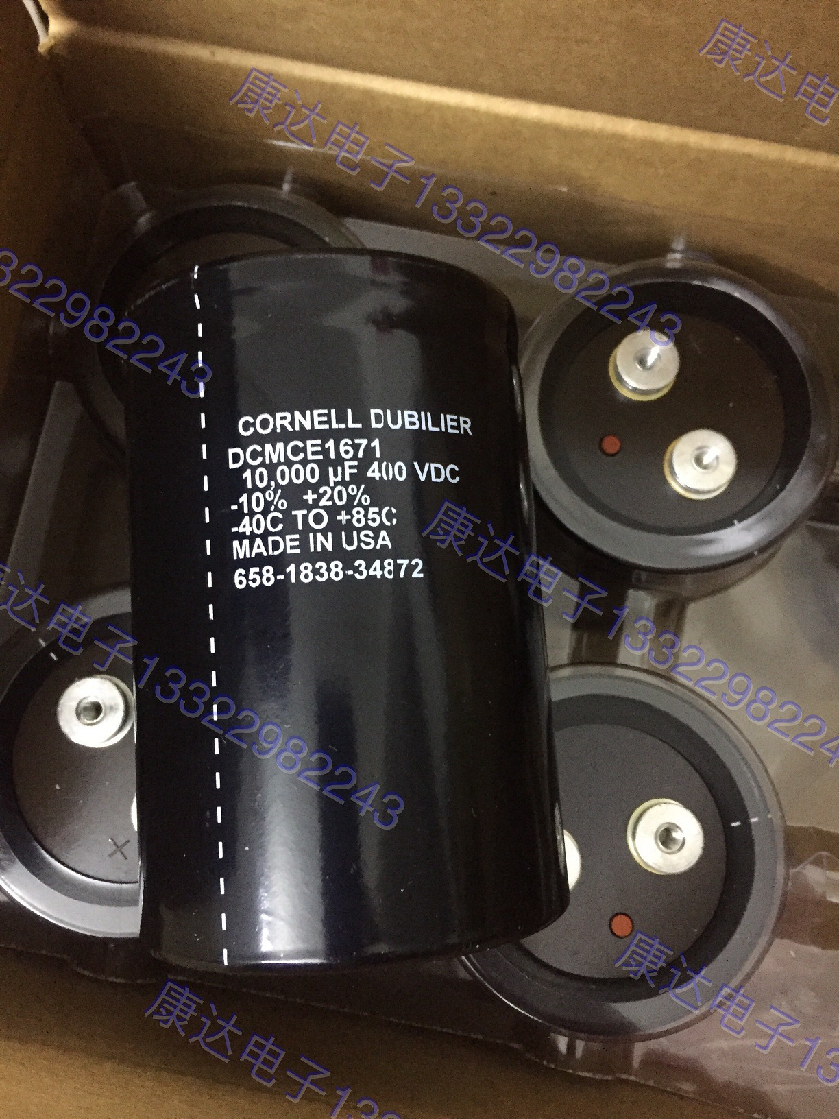 10000uf400V电解电容 CDE DCMCE1671 不间断电源用