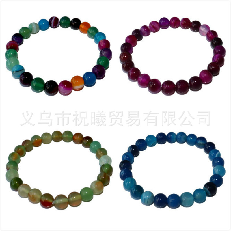 turquoise organic agate crystal bracelet