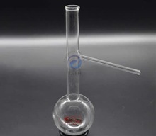 石油蒸餾燒瓶  125ml  蜀牛 實驗室化學玻璃儀器  具支管教學