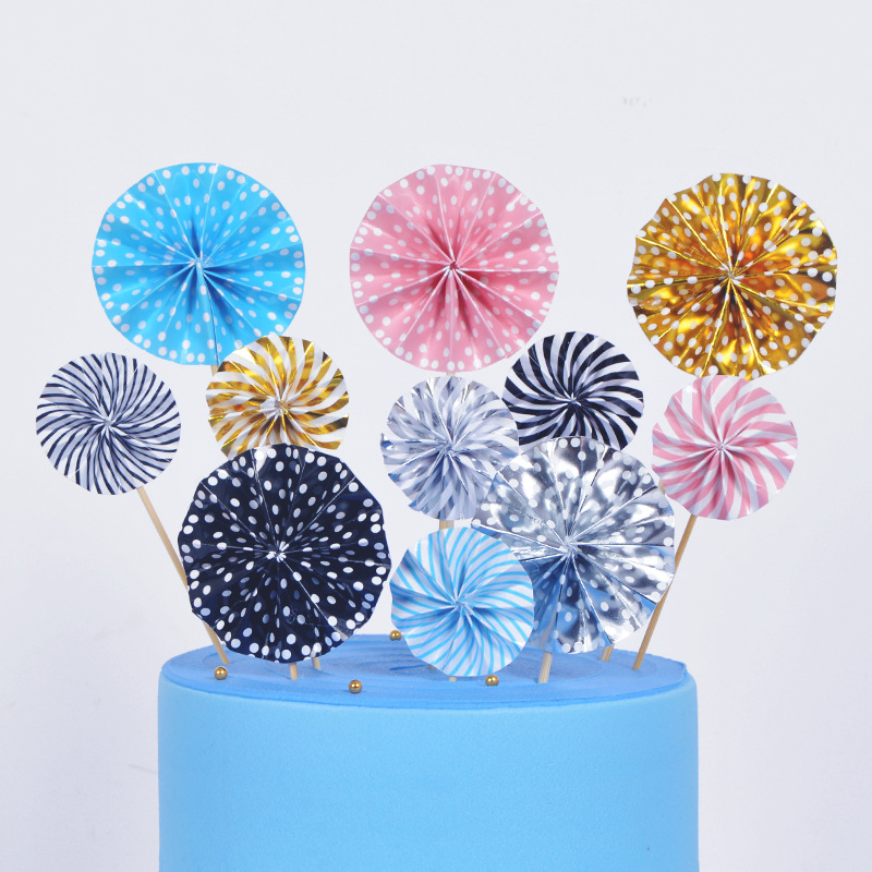 节日用品批发网红创意铂金小星星蛋糕装饰插牌百搭生日蛋糕装饰插牌 5个装详情图17