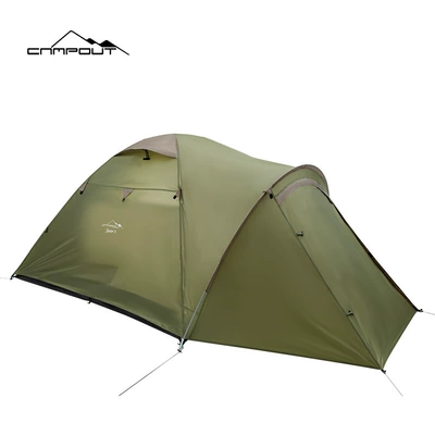 CAMPOUT camping tent outdoor supplies tent wholesale rainproof windproof camping equipment 2-3 people portable folding (Çadırlar) - green-1-3-people