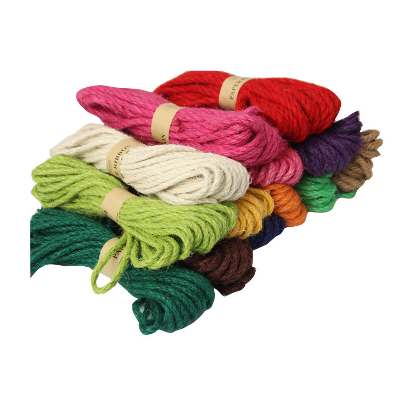 6mm彩色编织麻绳 学生创意手工diy装饰绳 多色可选 厂家直销|ms