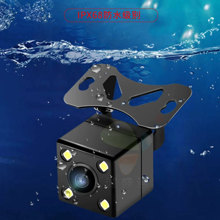 Камера заднего вида автомобиль заднего вида Изображение автомобиль 4 фары светодиодный дополнительный свет ночного видения полноцветный автомобиль 12 В Puqing партия