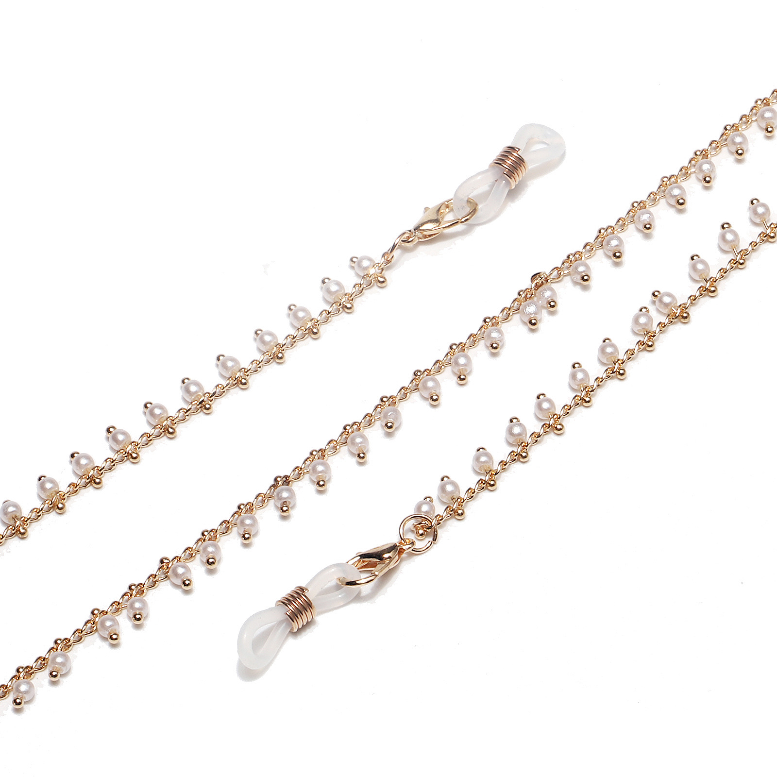 23g Weight Metal Material Fashion Handmade Chain Pearl Glasses Chain Wholesale Nihaojewelry 无