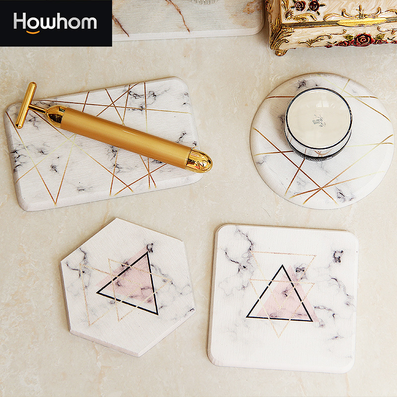 厂家直销硅藻土杯垫硅藻泥洗漱垫皂垫吸水速干垫10*10 cm|ru