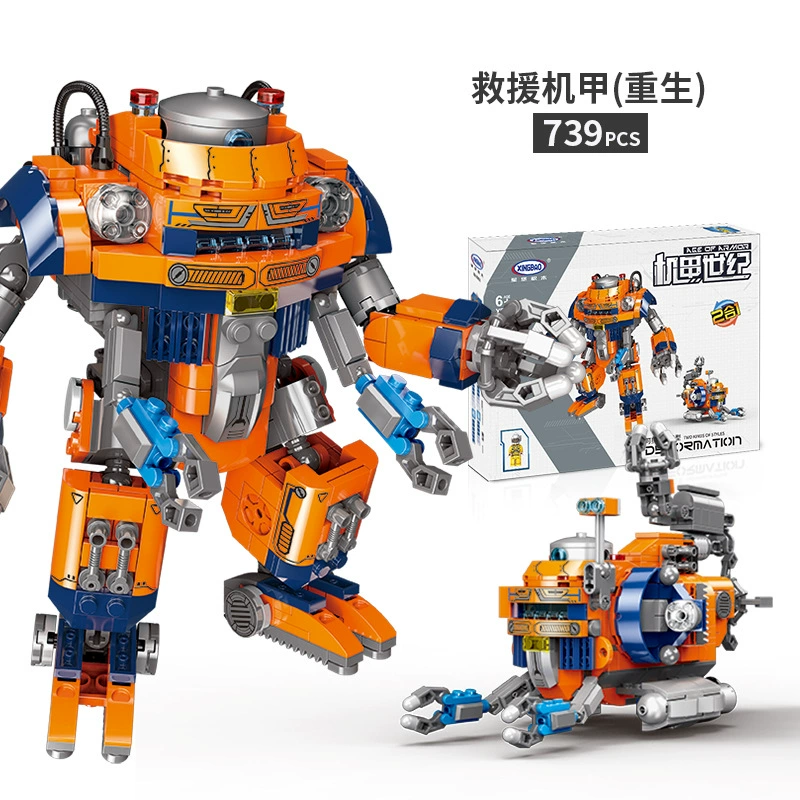 Constructor, transformer, robot, toy, DIY, 2 in 1, police