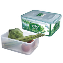 供应带隔水板蔬菜水果保鲜盒 乐亿多大容量热销韩式储物箱CP113L