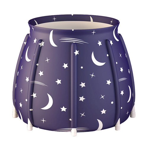 Folding bath bucket adult bath bucket household bath bucket bath bucket thickened full body adult bathtub bathtub wholesale