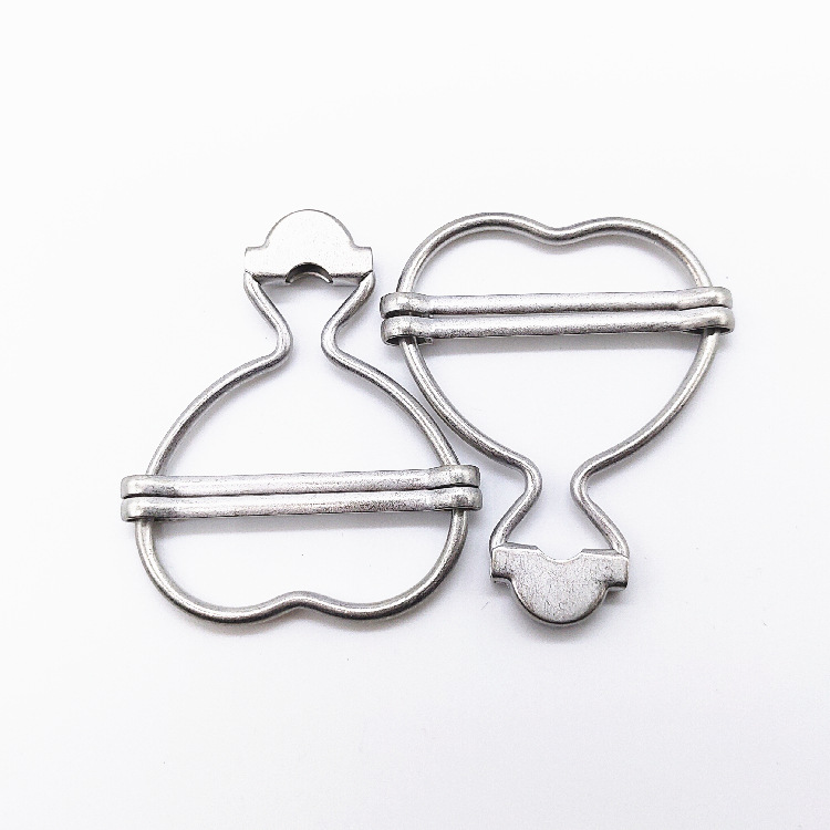 心形背带扣复古葫芦扣日字扣双拉芯爱心形葫芦扣调节扣批发