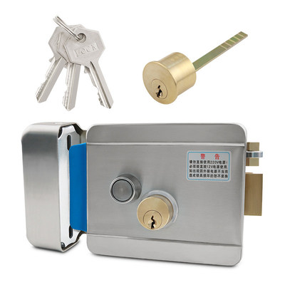 出租屋不鏽鋼電控鎖門鎖單元門家用鐵門小區電子靈性靜音鎖