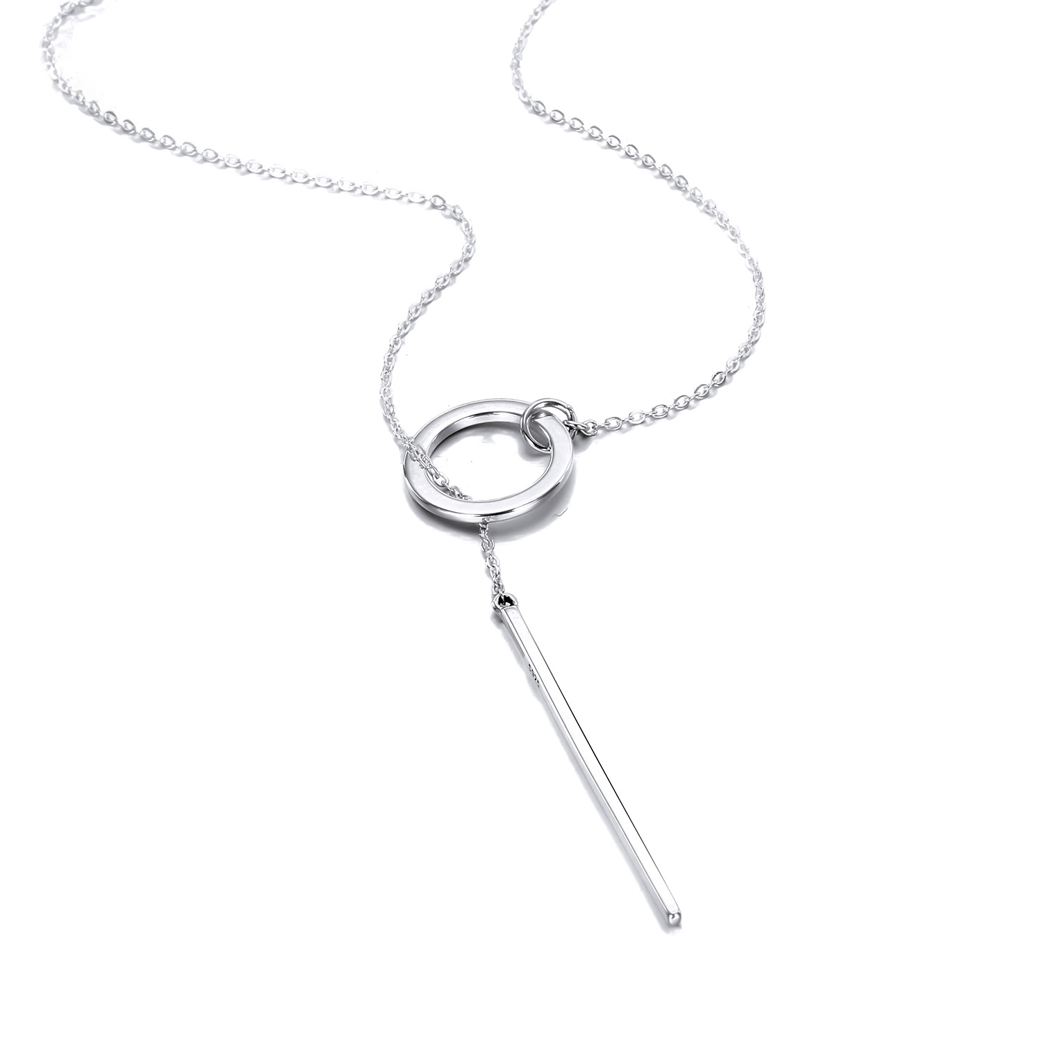 Fashion Geometric Round Stainless Steel Necklace Clavicle Chain Wholesale display picture 6