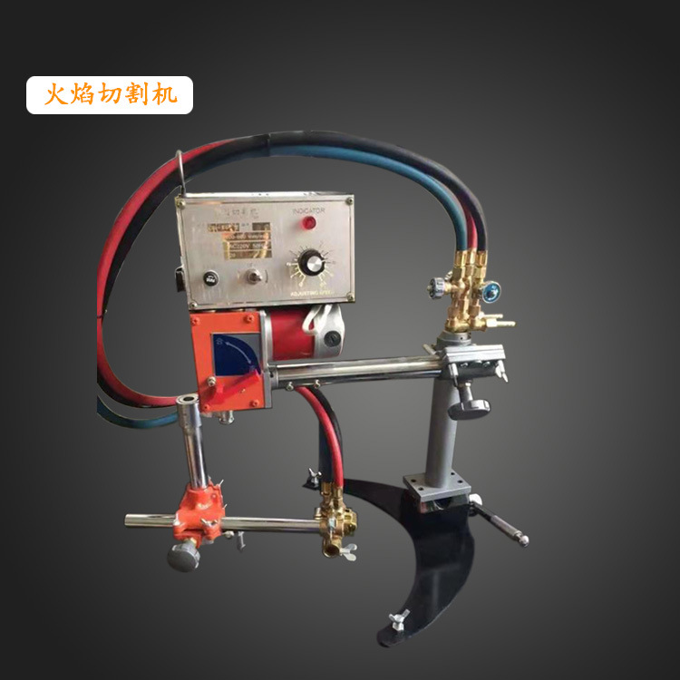 半自动割圆机钢板竖直和角度火焰切割机气割同心圆切割机厂家