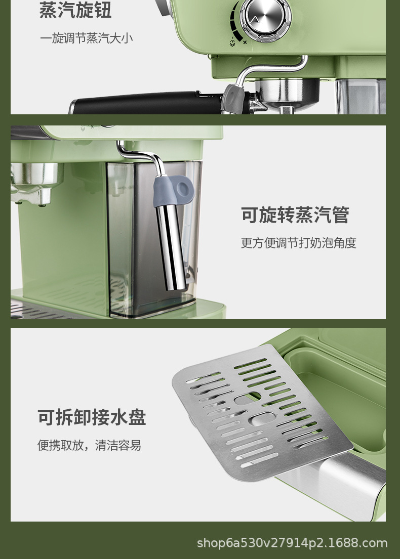 新作超歓迎 ZZUOMiコーヒーマシン家庭用のイタリ : キッチン家電 豊富な特価