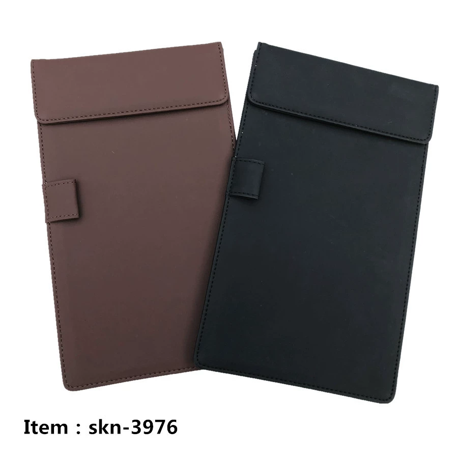 Скраб для кожи Кожаная доска для письменного письма ПУ двухцветный зажим для купюр с магнитной пряжкой для одного зажима для производства гостиничных принадлежностей