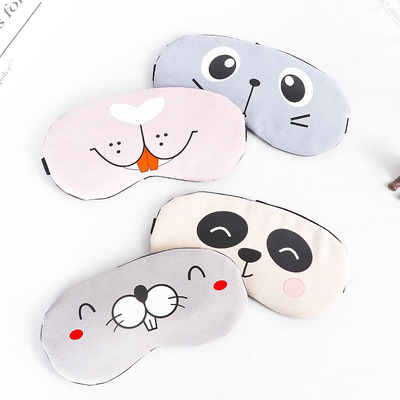 新款卡通眼罩秋冬冰敷眼罩睡眠护眼罩男女学生冷敷热敷眼罩|ru