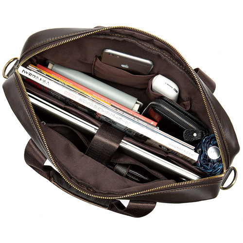 Marant cross-border first-layer cowhide business bag men's portable briefcase simple cross-body shoulder bag trend 8572