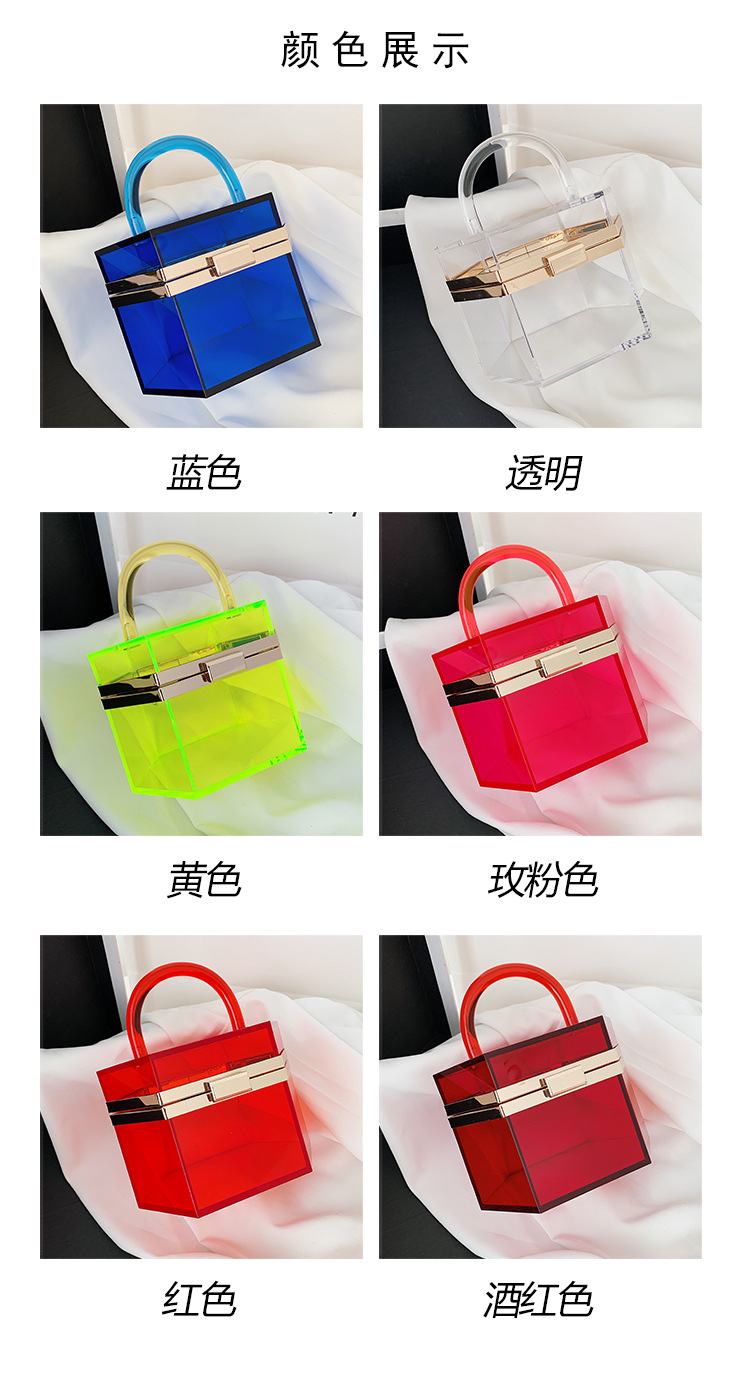 Mode Acryl Transparente Box Tasche display picture 15