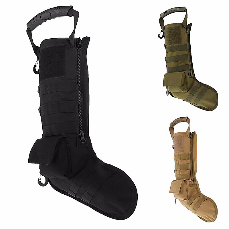 Christmas stocking Tactics MOLLE military parts Storage Bags Christmas Pendants outdoors enclosure tool kit