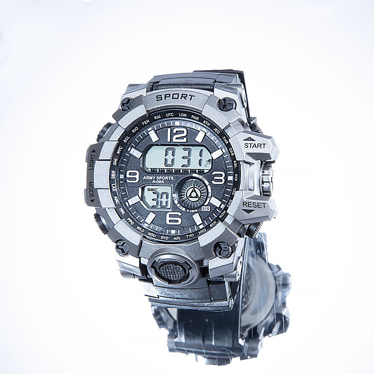 Moda de moda deportes al aire libre montañismo Kushang reloj de hombre estudiante masculino multifuncional reloj electrónico personalizado N1000